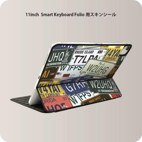 Smart Keyboard Folio 用 スキンシール 11インチ iPad Pro用 第1-4...