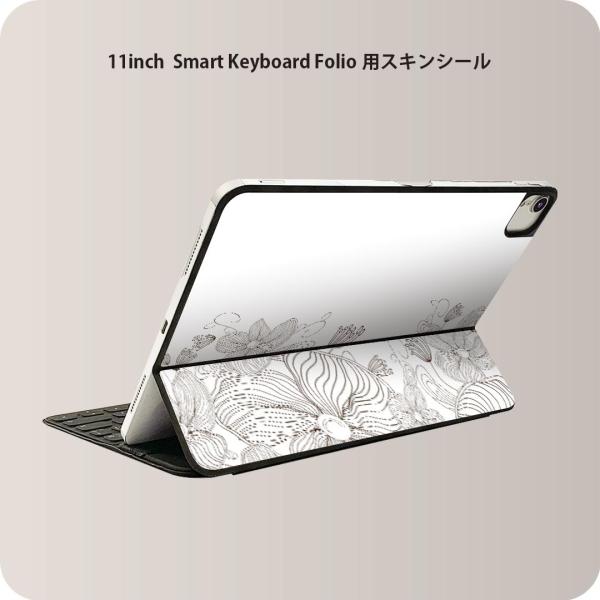 Smart Keyboard Folio 用 スキンシール 11インチ iPad Pro用 第1-4...