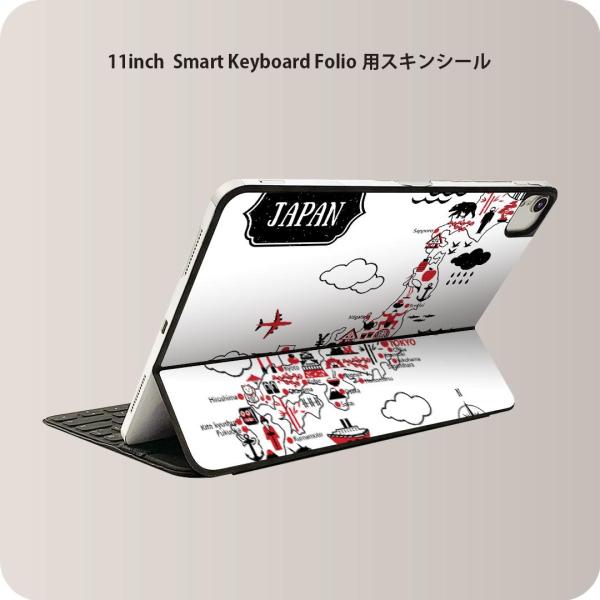 Smart Keyboard Folio 用 スキンシール 11インチ iPad Pro用 第1-4...