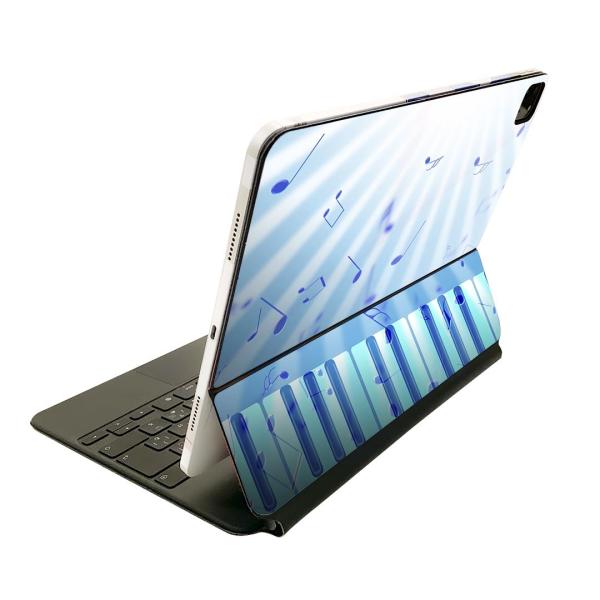 Magic Keyboard 用 全面スキンシール ステッカー 保護シール  前面 背面 iPadp...