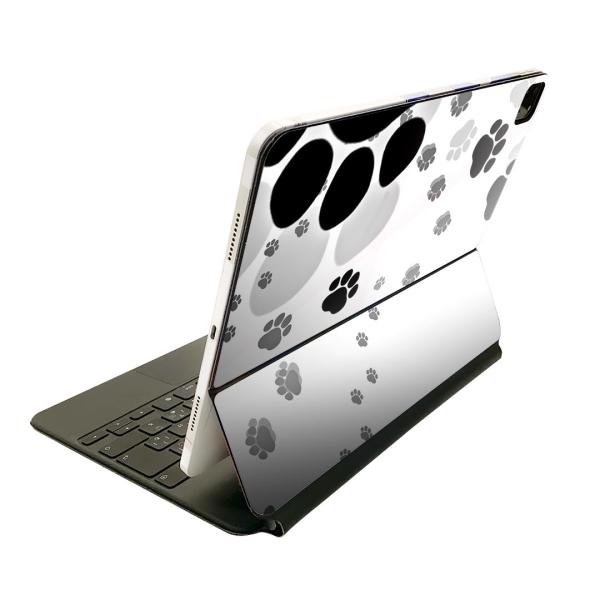 Magic Keyboard 用 全面スキンシール ステッカー 保護シール  前面 背面 iPadp...
