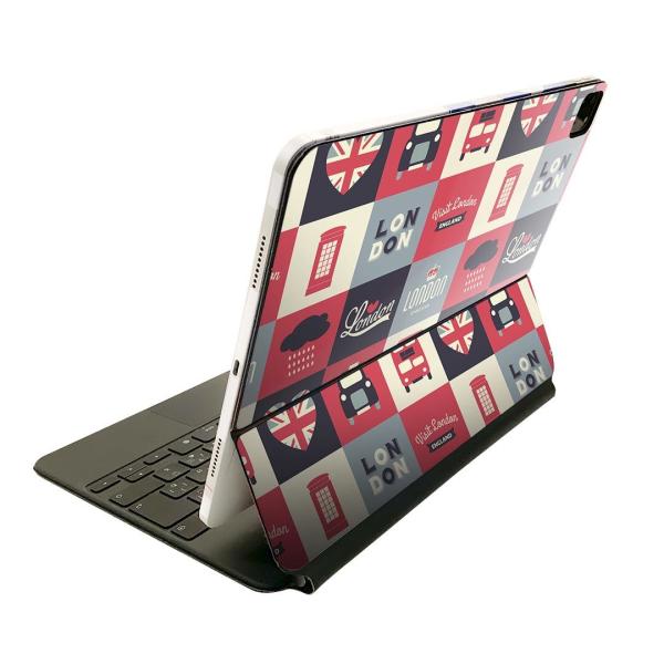 Magic Keyboard 用 全面スキンシール ステッカー 保護シール  前面 背面 iPadp...