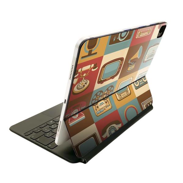 Magic Keyboard 用 全面スキンシール ステッカー 保護シール  前面 背面 iPadp...