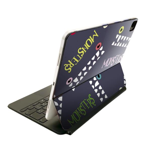 Magic Keyboard 用 全面スキンシール ステッカー 保護シール  前面 背面 iPadp...