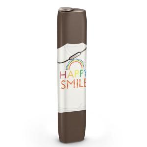 igsticker IQOS3 multi 専用 デザインスキンシール アイコス マルチ ステッカー 電子 たばこ アクセサリー ファッション　虹　文字 002358