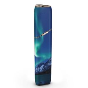 igsticker IQOS3 multi 専用 デザインスキンシール アイコス マルチ ステッカー 電子 たばこ アクセサリー オーロラ　景色　風景 002450