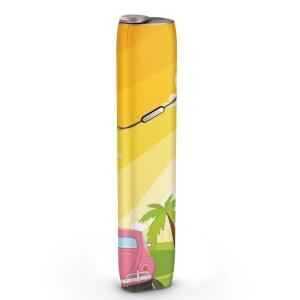 igsticker IQOS3 multi 専用 デザインスキンシール アイコス マルチ ステッカー 電子 たばこ アクセサリー 景色　風景　イラスト 002495