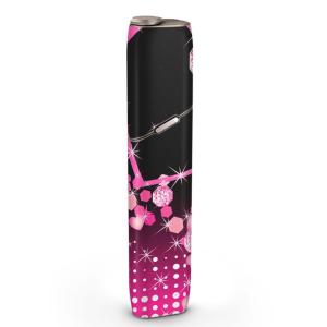 igsticker IQOS3 multi 専用 デザインスキンシール アイコス マルチ ステッカー 電子 たばこ アクセサリー ハート　ピンク 002511