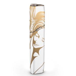 igsticker IQOS3 multi 専用 デザインスキンシール アイコス マルチ ステッカー 電子 たばこ アクセサリー 人物　花　イラスト 002634