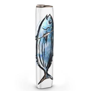 igsticker IQOS3 multi 専用 デザインスキンシール アイコス マルチ ステッカー 電子 たばこ アクセサリー 魚　イラスト 002649