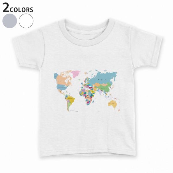 tシャツ キッズ 半袖 白地 灰色 ホワイト グレー デザイン 110 120 130 140 15...