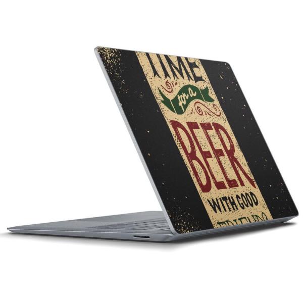 Surface Laptop ラップトップ専用スキンシール サーフィス カバー ビール　飲み物　英語...