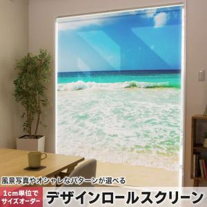 ロールスクリーン ロールカーテン オーダーメイド デザイン 018314
