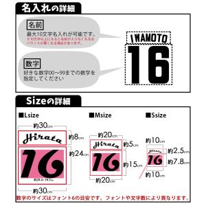 布に貼れる!番号&名前転写シール!Msize ...の詳細画像3