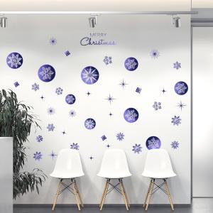 ウォールステッカー 飾り 590×1327mm wall sticker クリスマス Christmas xmas サンタ 飾り ウォールステッカー 016663｜emart