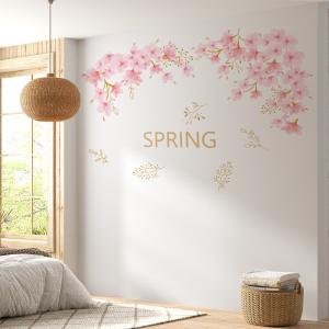 春の花☆ シール式ウォールステッカー 飾り 59...の商品画像