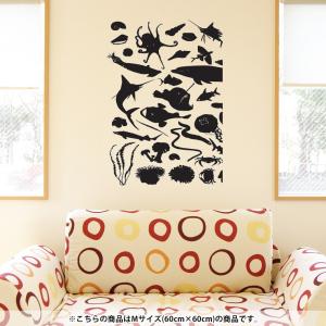 ウォールステッカー 飾り 60 60cm シール式 装飾 おしゃれ 壁紙 はがせる 剥がせる カッティングシート Wall Sticke 海 動物 イラスト Wsm Ds E Mart 通販 Yahoo ショッピング