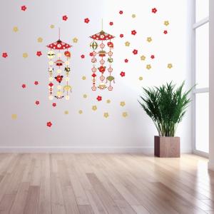 ひなまつり☆ シール式ウォールステッカー 飾り 60×60...