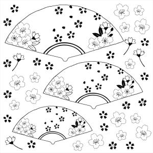 ひなまつり☆ シール式ウォールステッカー 飾り 60×60...