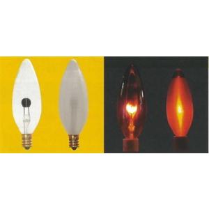 旭光電機  フリッカーランプ  糸巻きフリッカー C32 E12 100V 1〜2W 【品番:065...