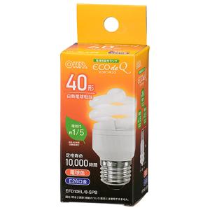 TOSHIBA ネオボールZ 40ワット形 ミニクリプトン電球タイプ EFD10EL/9