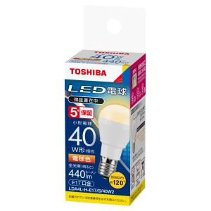 MILIE 三菱電機 LED電球 小形電球形 全方向タイプ 40形 電球色 E17口金