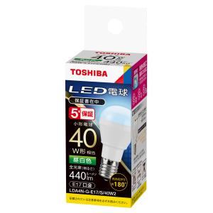 TOSHIBA（東芝） LED電球 ミニクリプトン形 LDA4L-G-E17/S/40W2(10個