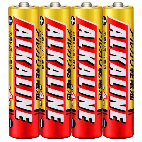 三菱電機 アルカリ乾電池 単4形 LR03R/4S (4本入×1パック) 【形名コード:49J713...