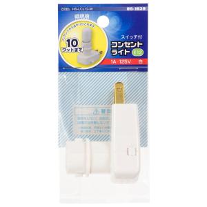 オーム電機 コンセントライト スイッチ付 E1...の詳細画像2