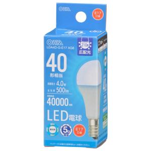 MILIE 三菱電機 LED電球 小形電球形 全方向タイプ 40形 電球色 E17口金
