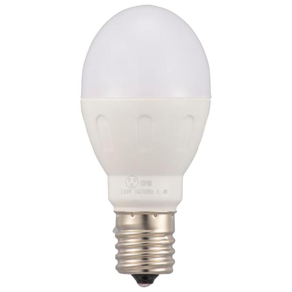 オーム電機 LED電球 小形 E17 40形相当 電球色 2個入 LDA4L-G-E17 IH23 ...