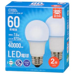 三菱（MITSUBISHI） 三菱電機 LDA6N-G/60/S-A LEDランプ 昼白色 全方向