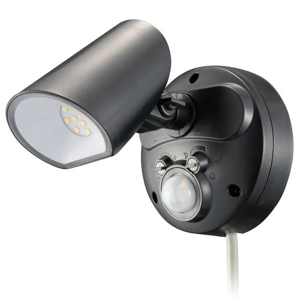 オーム電機 monban LEDセンサーライト 1灯 LS-AS1000K4-K【品番:06-428...