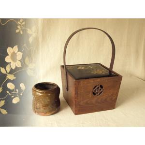 希少 江戸時代 古瀬戸飴釉小壺16cm 虹色 光彩 蹲る うずくまる 古民藝