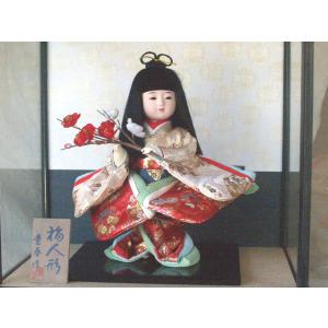 レトロ 梅人形 童春作 日本人形 飾り40cm...の詳細画像3