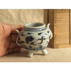 古墳時代 櫛歯波状紋 長頸壺30cm 焼締瓶 三国時代（新羅）5〜6世紀