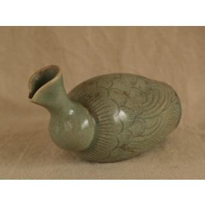 常滑焼 名工 澤田重治作 常滑経塚壷31cm 紐造り 不識壺 常滑市指定