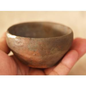 江戸時代 木原窯 歪み茶碗2客10cmペア 台座付 茶道 茶道具 古伊万里