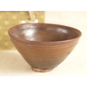 江戸時代 木原窯 歪み茶碗2客10cmペア 台座付 茶道 茶道具 古伊万里