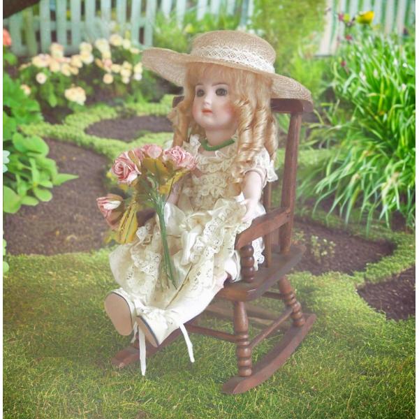 ビスクドール ジュモー25ｃｍ リプロ Bisque doll Jumeau フランス人形