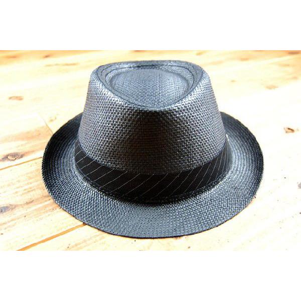 1773　中折れハット　ccs19　ブラック
