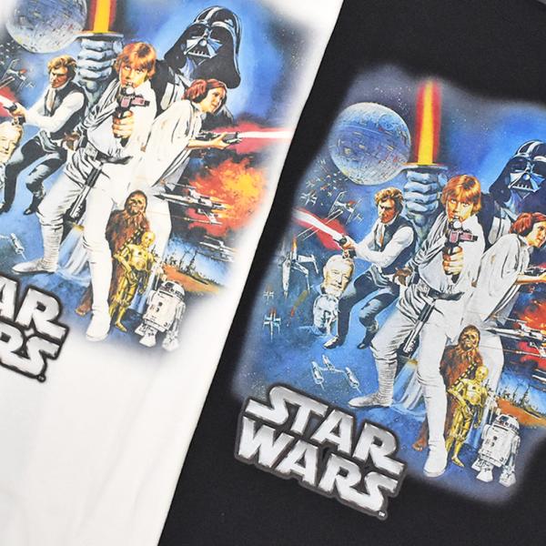 SCREEN STARS スクリーンスターズ スターウォーズ Tシャツ ホワイト ブラック STAR...