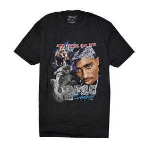 2PAC TUPAC トゥパック Tシャツ ラップTシャツ ブラック  All Eyez Homag...