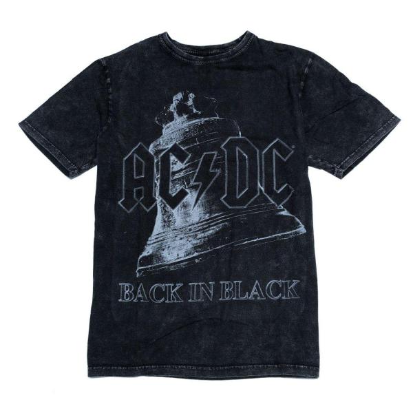 AC/DC エーシー・ディーシー Tシャツ バンドTシャツ ブラック BACK IN BLACK B...