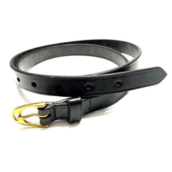 ALBION LEATHER アルビオンレザー レザー ベルト メンズ ニューマーケット ブラック ...