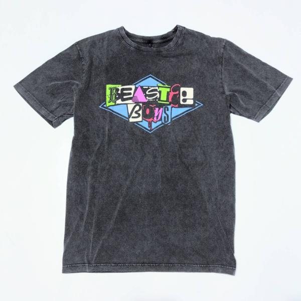 BEASTIE BOYS ビースティボーイズ Tシャツ ラップTシャツ チャコールグレー MULTI...