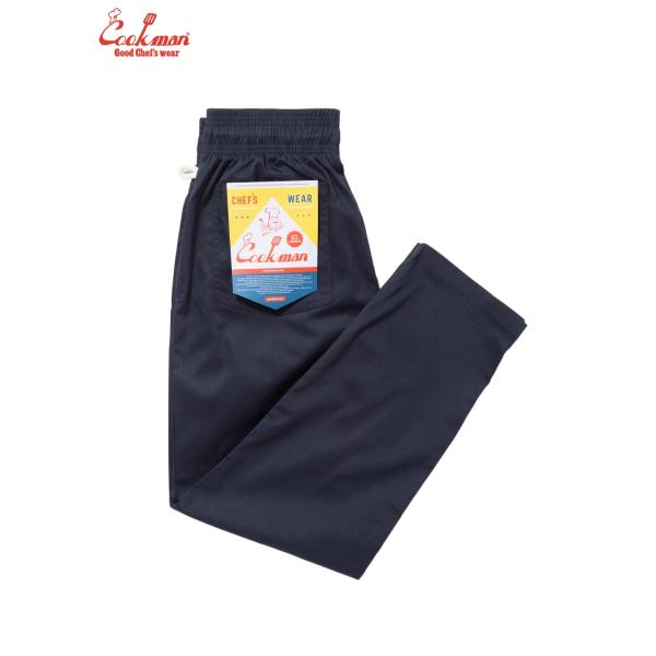 COOKMAN クックマン シェフパンツ イージーパンツ ディープネイビー Chef Pants D...