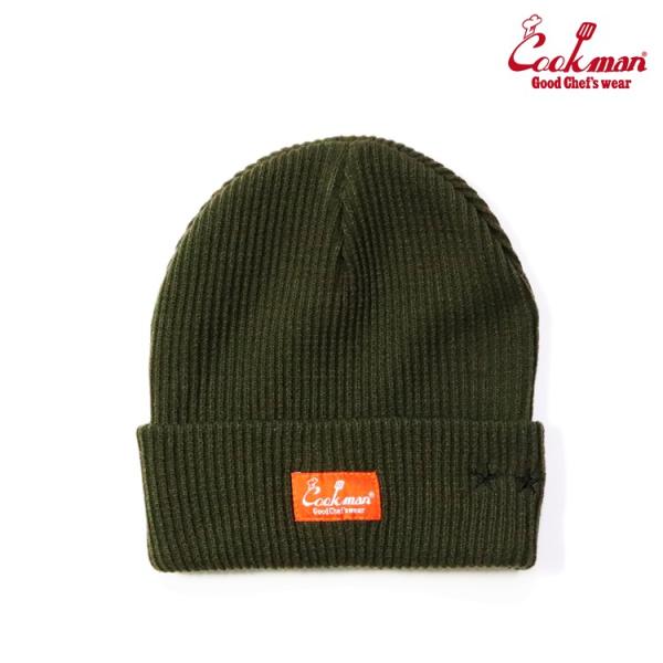 COOKMAN クックマン ニットキャップ ビーニー ニット帽 オリーブ Beanie Olive ...