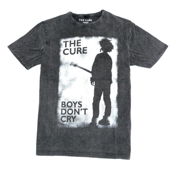 THE CURE ザ・キュアー バンドTシャツ チャコールグレー BOYS DON'T CRY BL...