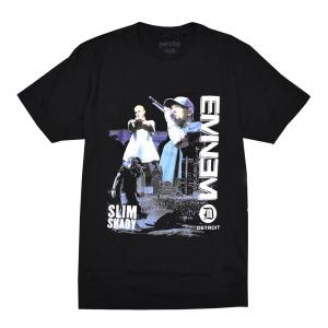 MUSIC TEE EMINEM エミネム Tシャツ ラップTシャツ ブラック LETTERS S